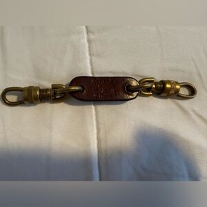 Il Bisonte Leather Key Chain/Key Ring